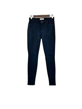 CJ By Cookie Johnson Womens Joy Jegging Blue Mid Rise Size 27 Waist Zip